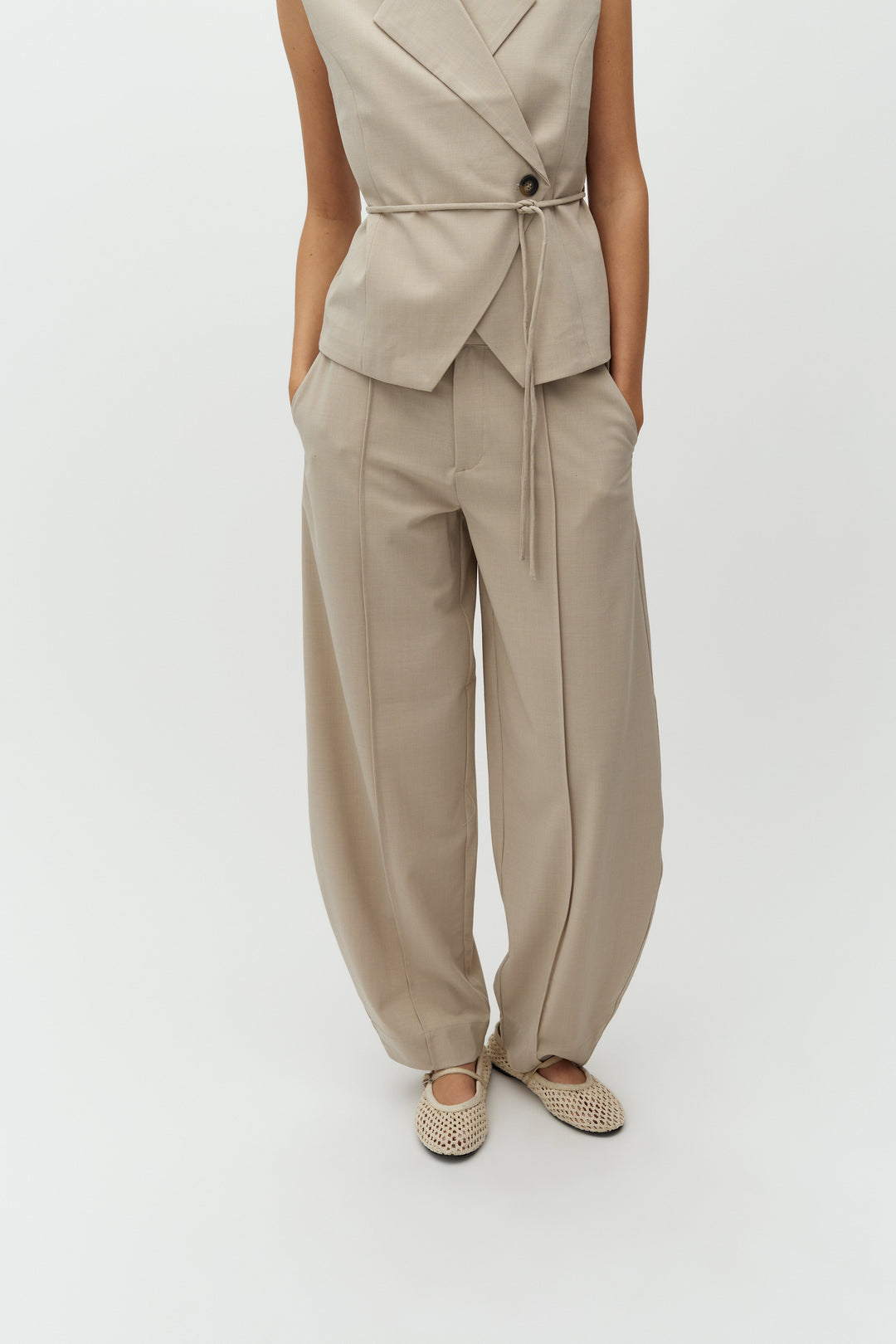 MbyM - Pija-M 57060689 - F03 - Light Sand Bukser 