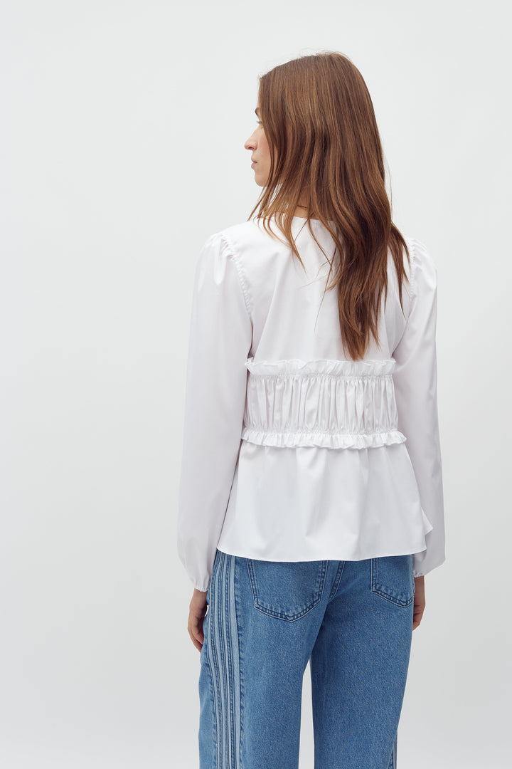 MbyM - Pipa-M 61620116 - 800 - White Skjorter 