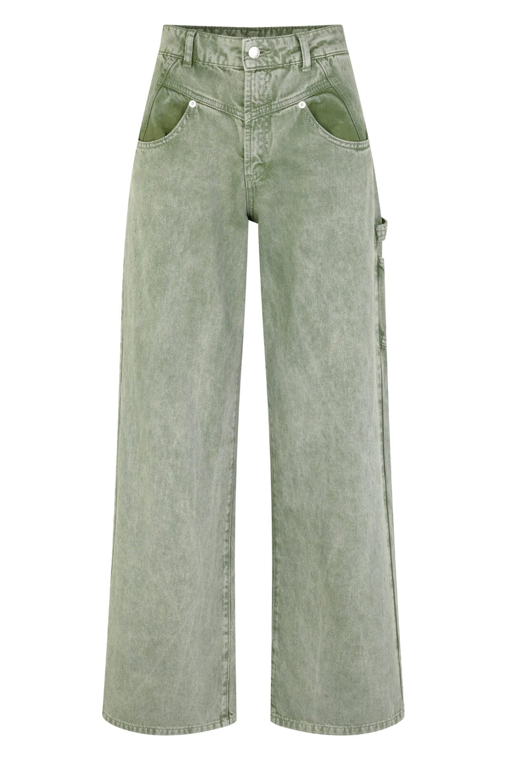 Mbym - Purora-M - P37 Iguana Green Wash Jeans 