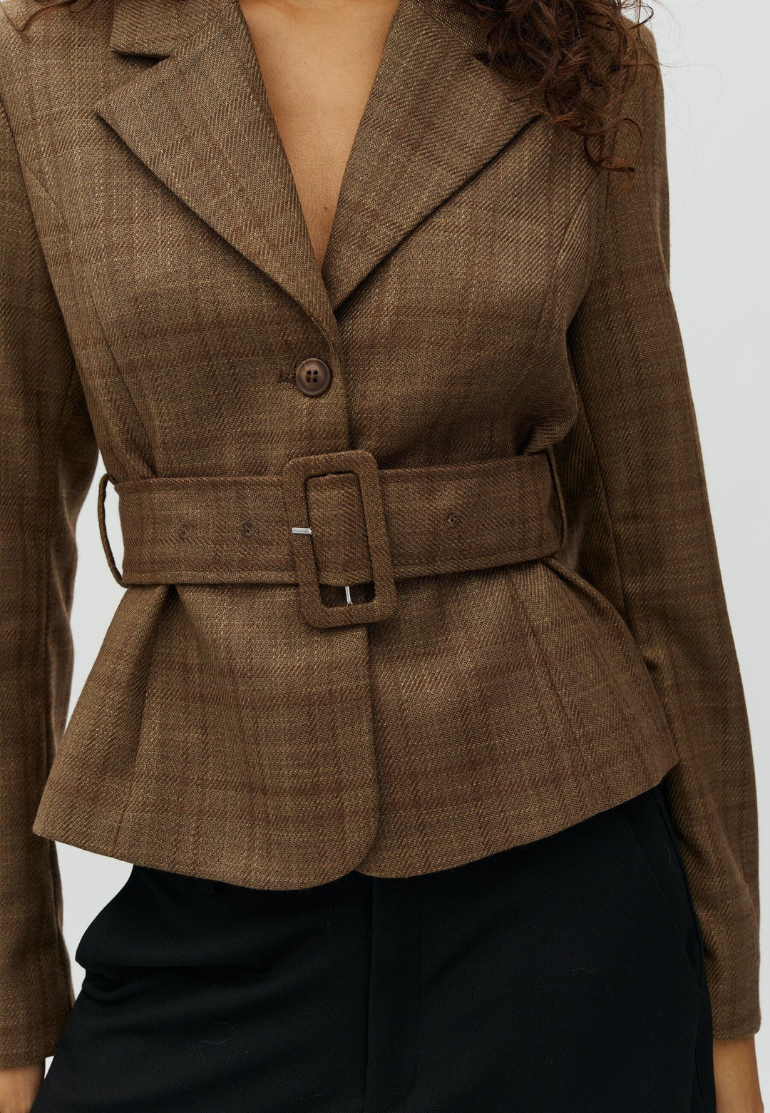 MbyM - Renoir-M 63351242 - Y68 - Brown Falcon Check Blazere 