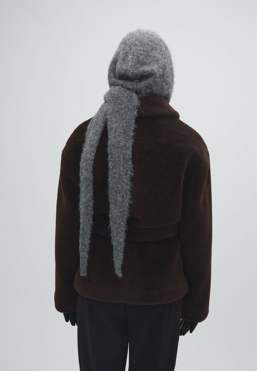 MbyM - Wrappi-M 62780588 - H50 - Medium Grey Melange Tørklæder 