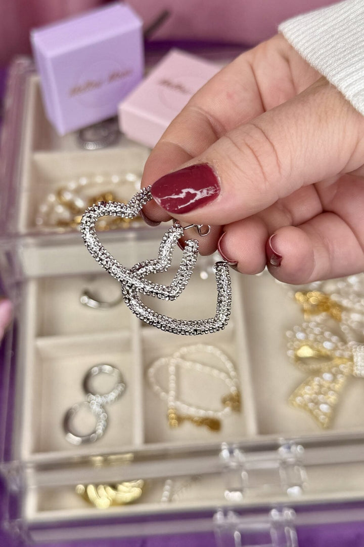 Mellow Moon - Charley Hoop Earrings Bm0506e0580 - Forsølvet Øreringe 