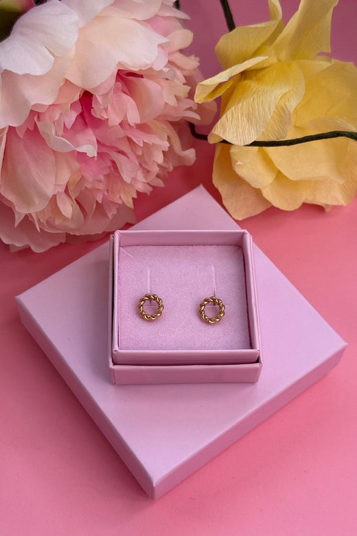 Mellow Moon - Julia Ørering - Forgyldt Øreringe 