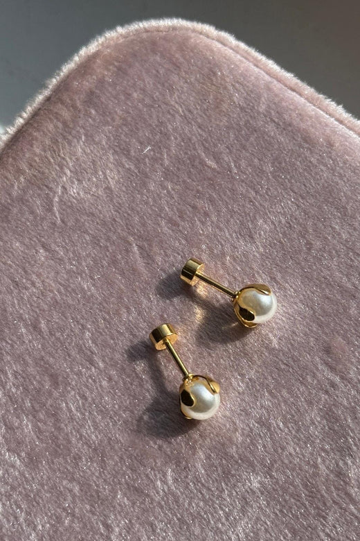 Mellow Moon - Katrine Ørering - Forgyldt Øreringe 