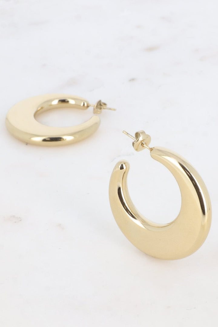 Mellow Moon - Luna Creoler BM1331E0580 - Forgyldt