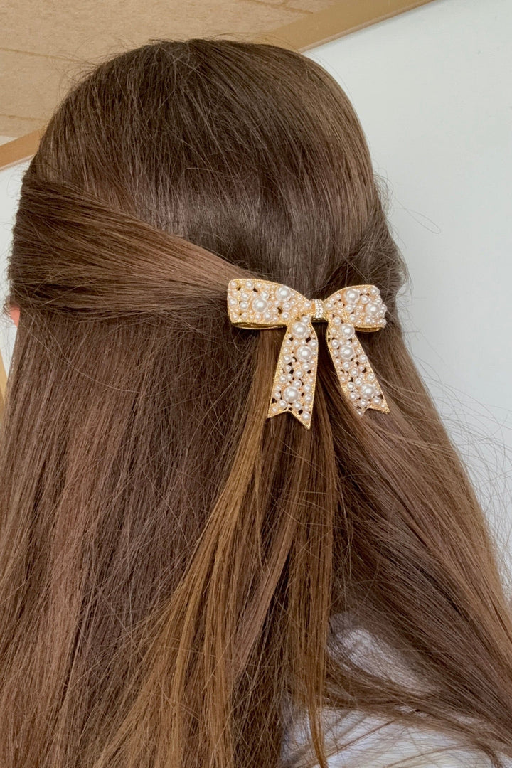 Mellow Moon - Ribbon Bow - Hvid Accessories 