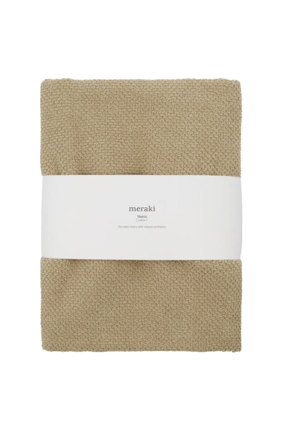 Meraki - Håndklæde, Solid, 50 x 100, Safari Håndklæder 