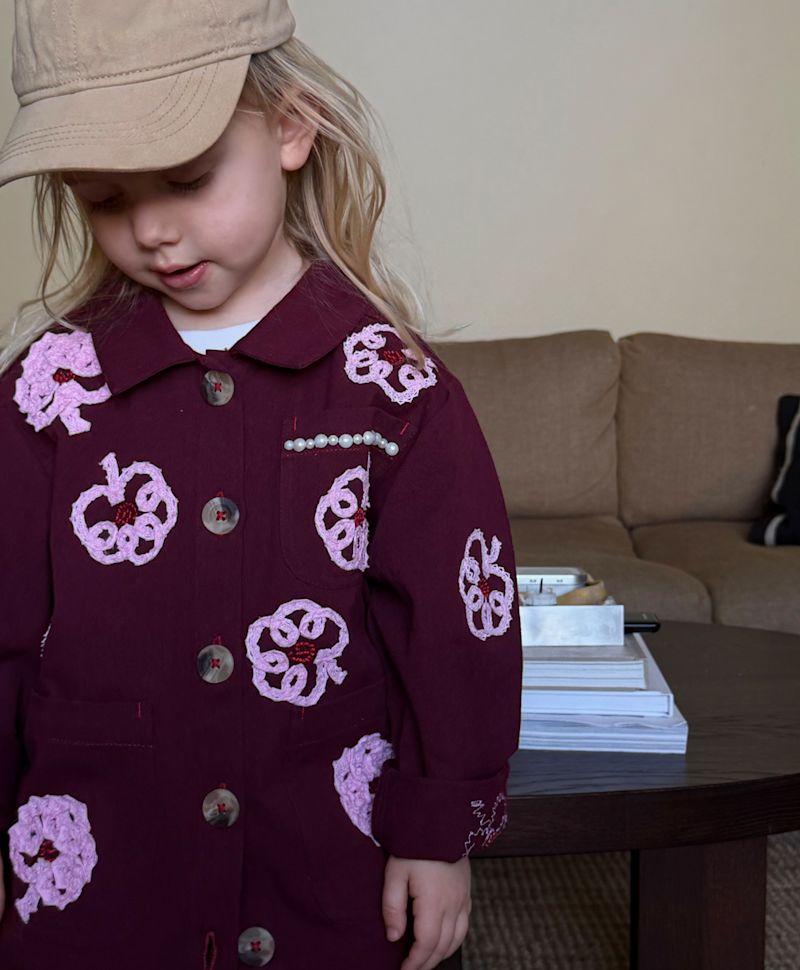 Sissel Edelbo - Bea Mini Jacket Se 2059 - Burgundy