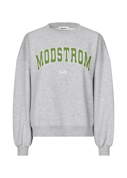 ModströM - Bakirmd Sweat 59282 - 7087 - Grey Melange Sweatshirts 