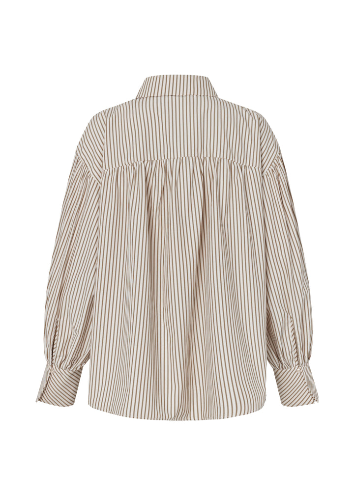 ModströM - Baldvinmd Shirt 59222 - 12059 - Peony Stripe Skjorter 