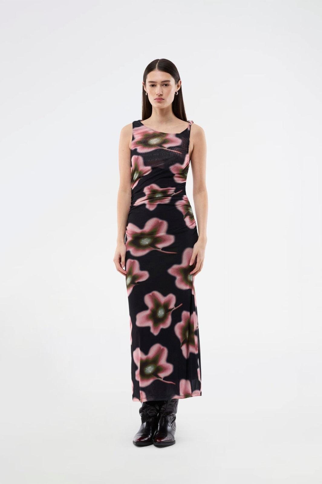 ModströM - Benjamd Print Dress 59233 - 11195 - Distorted Bloom Kjoler 