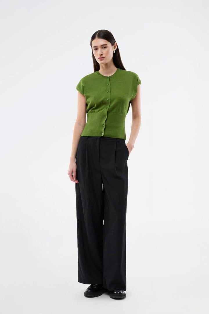 ModströM - Bernadettemd Vest 59204 - 2289 - Twist Of Lime Strikbluser 