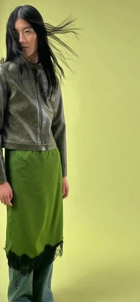 ModströM - Birkmd Skirt 59280 - 2289 - Twist Of Lime Nederdele 