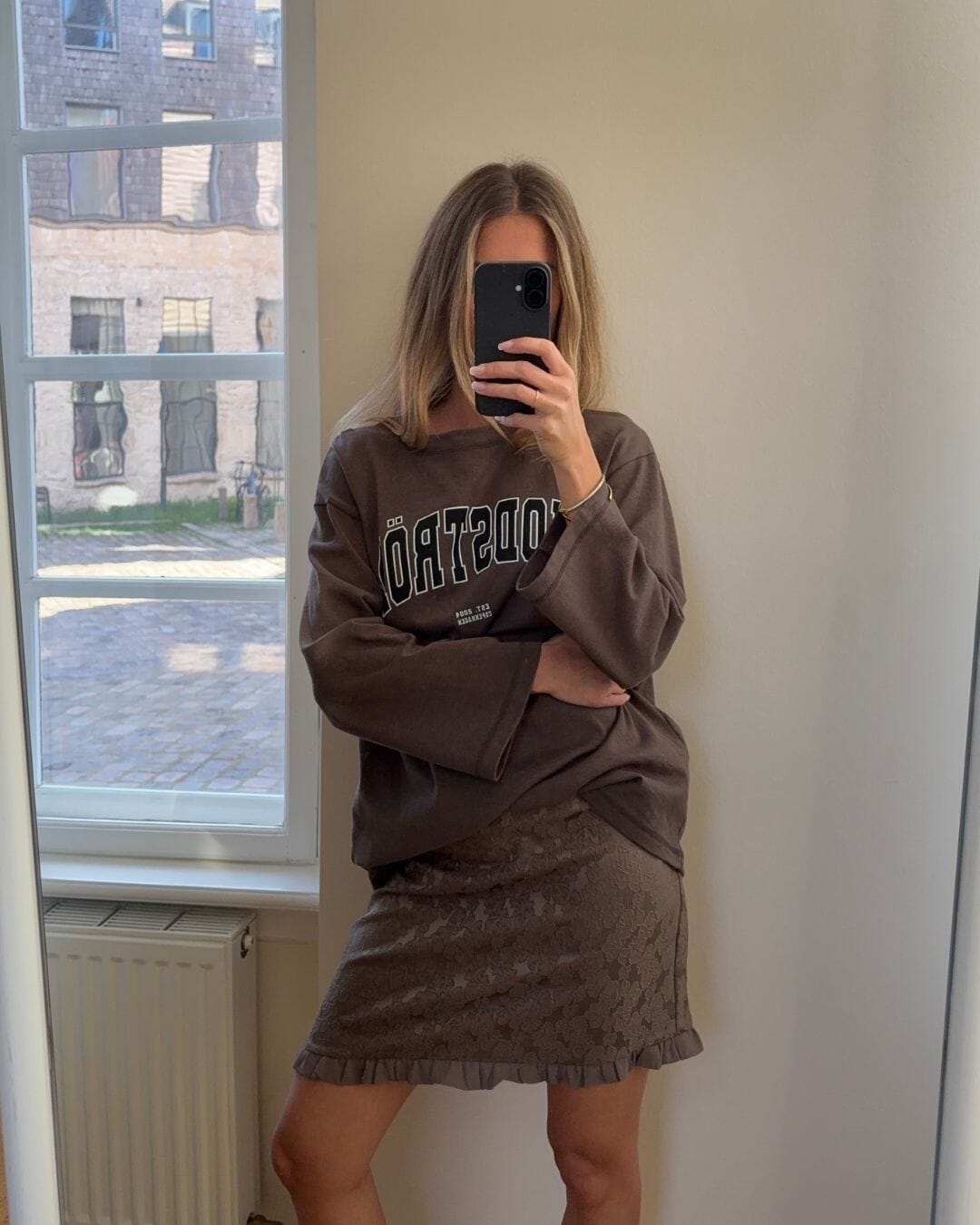 Modström - Briannamd Skirt 59180 - 5584 - Chocolate Chip Nederdele 