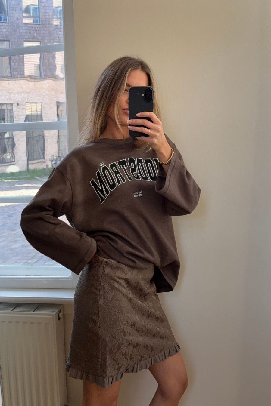 Modström - Briannamd Skirt 59180 - 5584 - Chocolate Chip Nederdele 
