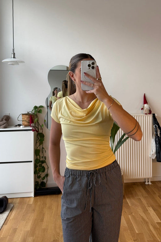 Modström - Himamd Drapy T-Shirt 59050 - 5000 - Jojoba T-shirts 