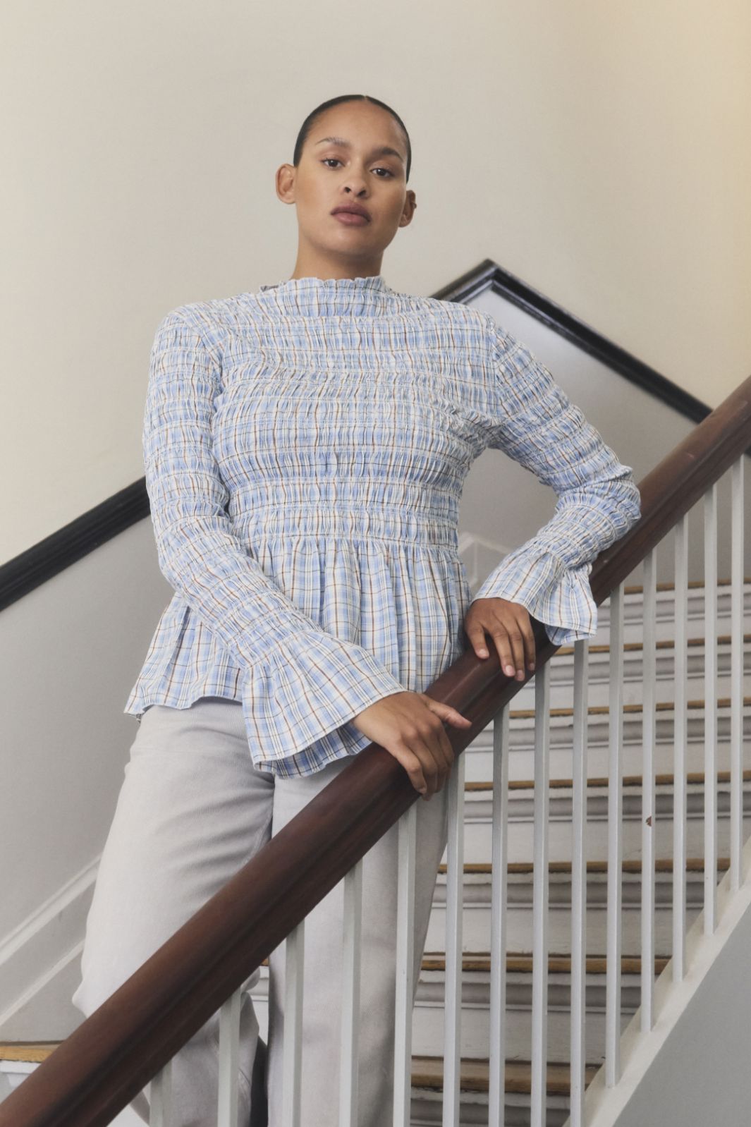 Modström - Magdamd Ls Top 58154 - 13611 - Check Bluser 