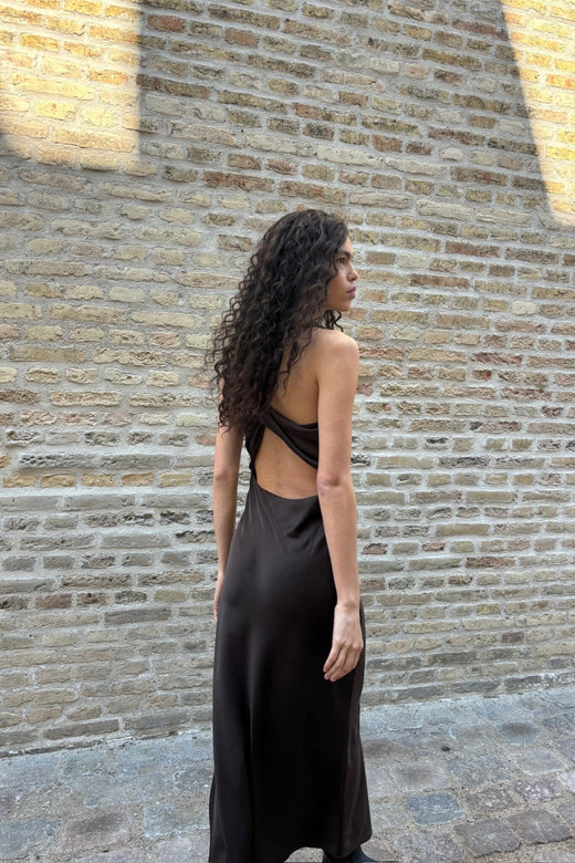 Modström - Narcissamd Dress 58412 - 5508 - Seal Brown Kjoler 