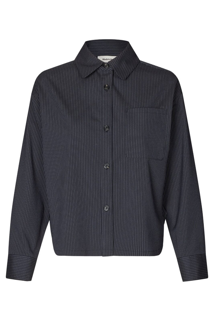 Modström - Paitynmd Shirt 58714 - 12034 - Navy Sky Pinstripe
