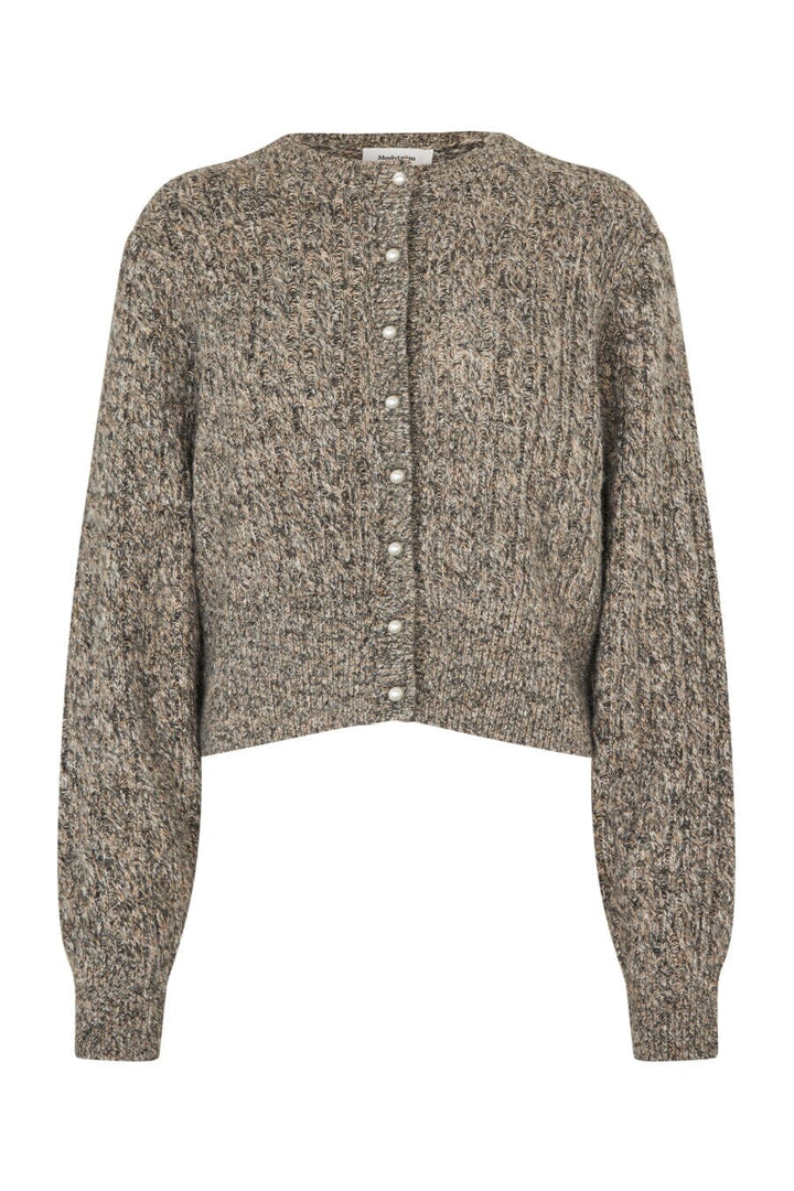 Modström - Pammiemd Cardigan 58633 - 12040 - Brown Speckle Melange Cardigans 