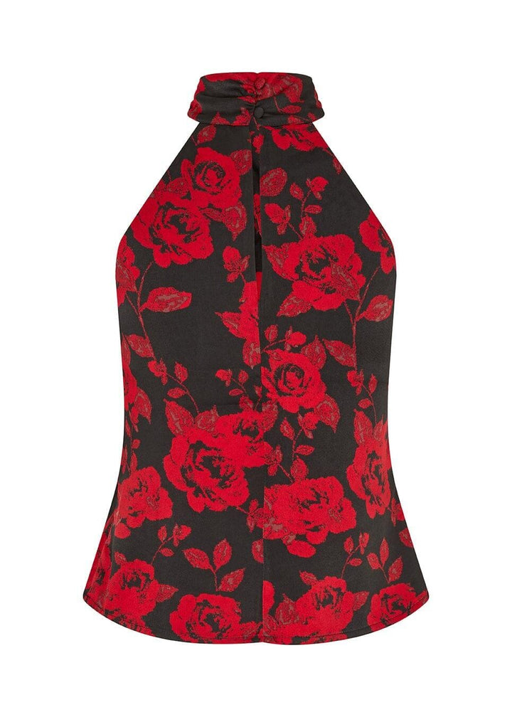 Modström - Ruthiemd Print Top 58801 - 11967 - Racing Rose