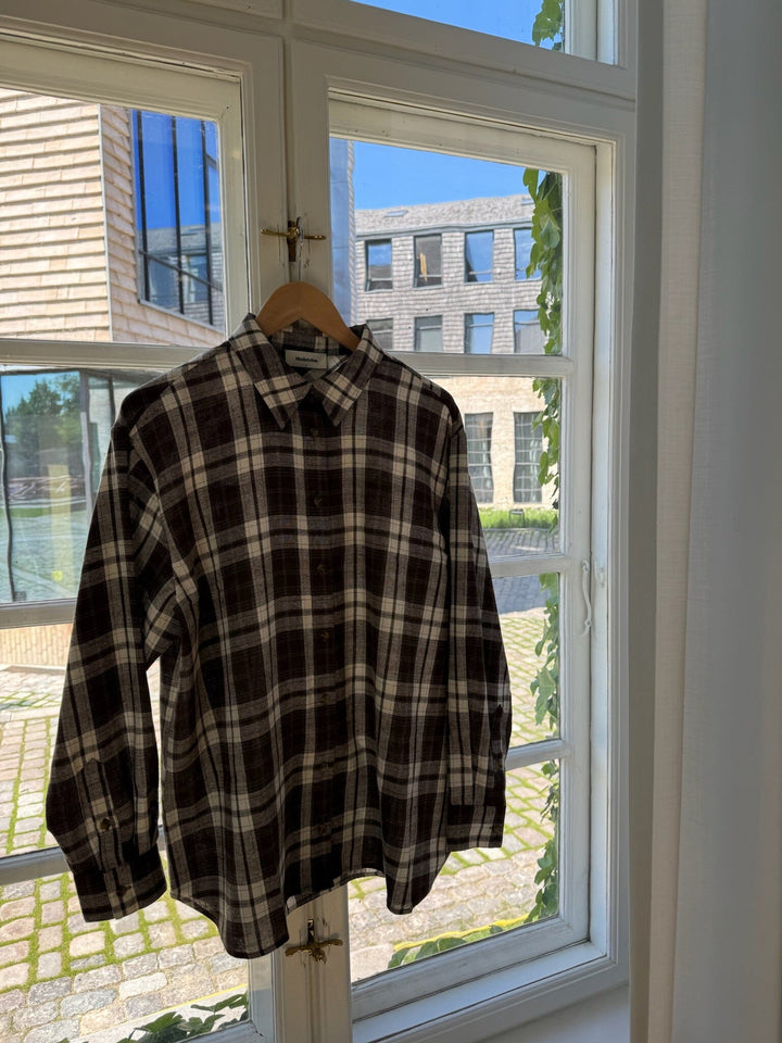 Modström - Tappomd Shirt 59125 - 13629 - Seal Brown Tartan Skjorter 