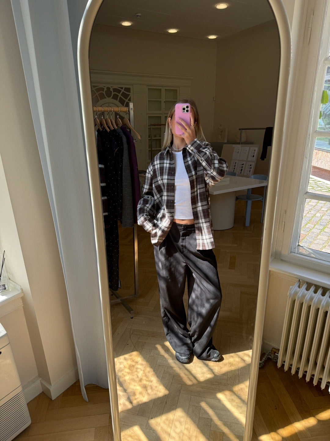 Modström - Tappomd Shirt 59125 - 13629 - Seal Brown Tartan Skjorter 