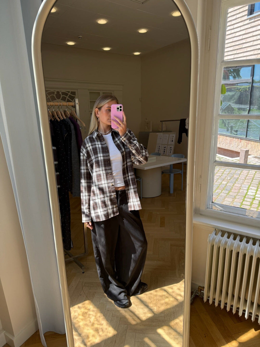 Modström - Tappomd Shirt 59125 - 13629 - Seal Brown Tartan Skjorter 