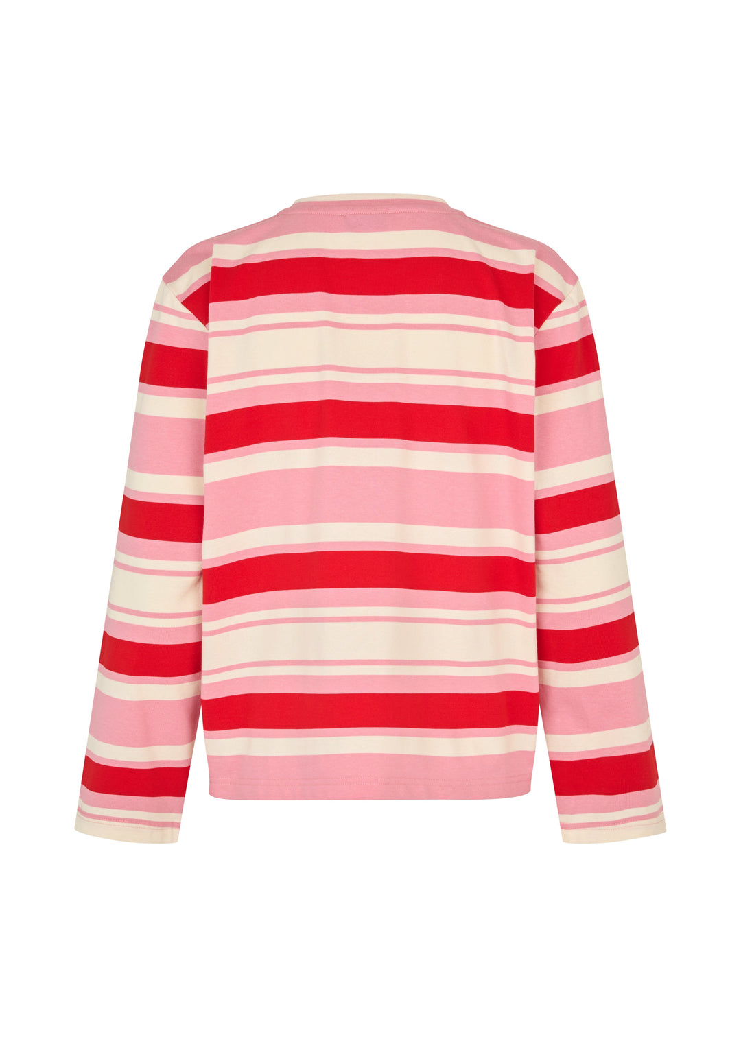 Modström - Urbanmd Stripe Ls T-Shirt 59040 - 11192 - Hibiscus Peach Stripe T-shirts 