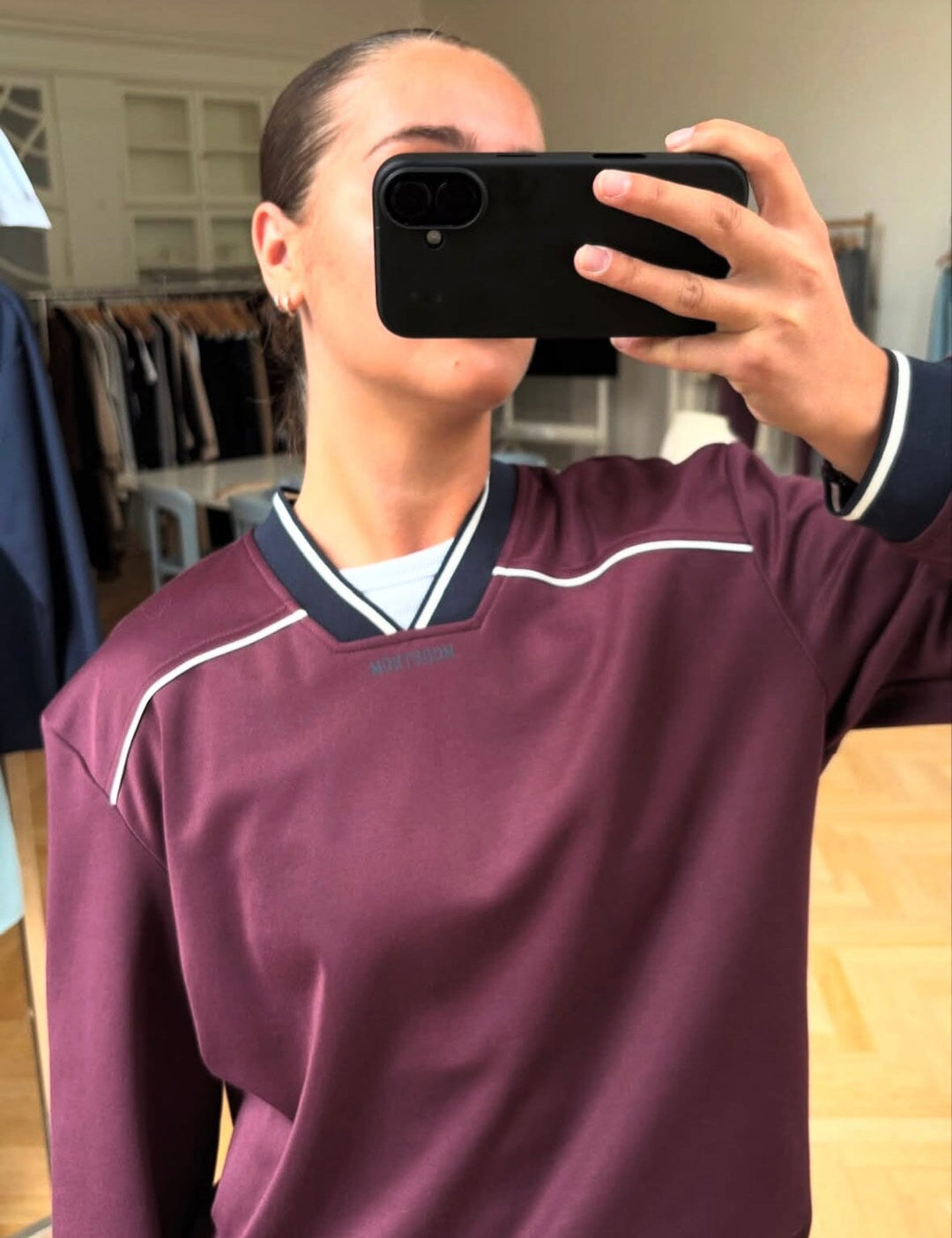Modström - Utopiamd Ls T-Shirt 59041 - 8854 - Wineberry Trøjer 