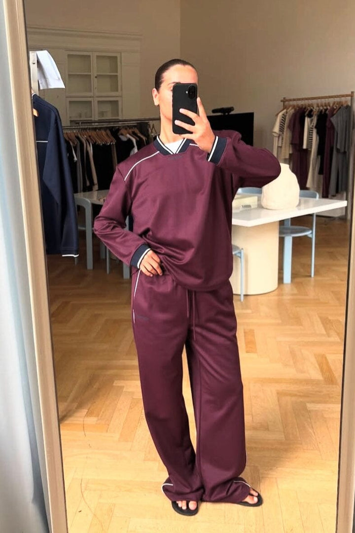 Modström - Utopiamd Ls T-Shirt 59041 - 8854 - Wineberry Trøjer 
