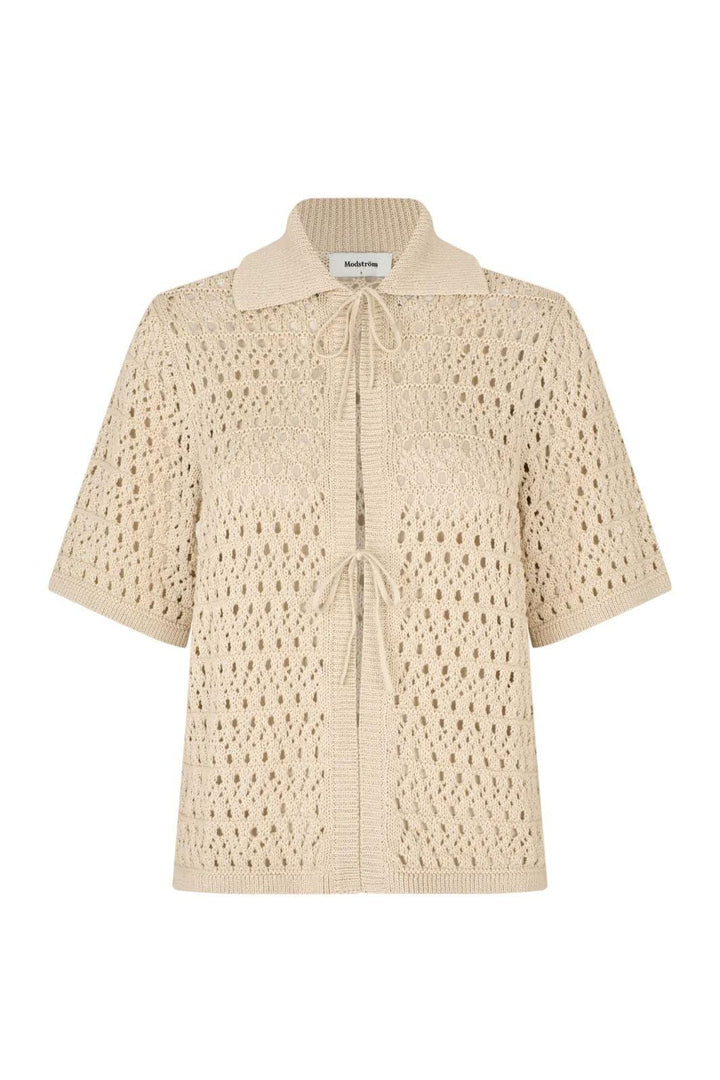 Modström - Vestermd Cardigan 59054 - 100 - Summer Sand Cardigans 