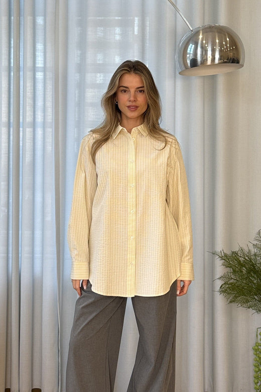 Modström - Viggemd Stripe Shirt 58993 - 13631 - Jojba Stripe Skjorter 