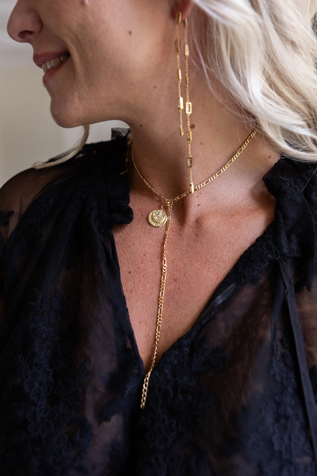 Molly&My Jewellery x Melanie Due - Connection Necklace - Forgyldt Halskæder 