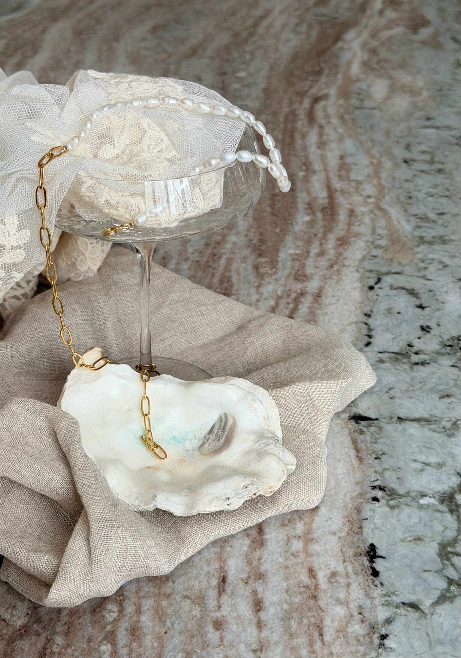 Molly&My Jewellery x Melanie Due - Harmony - Forgyldt Halskæder 