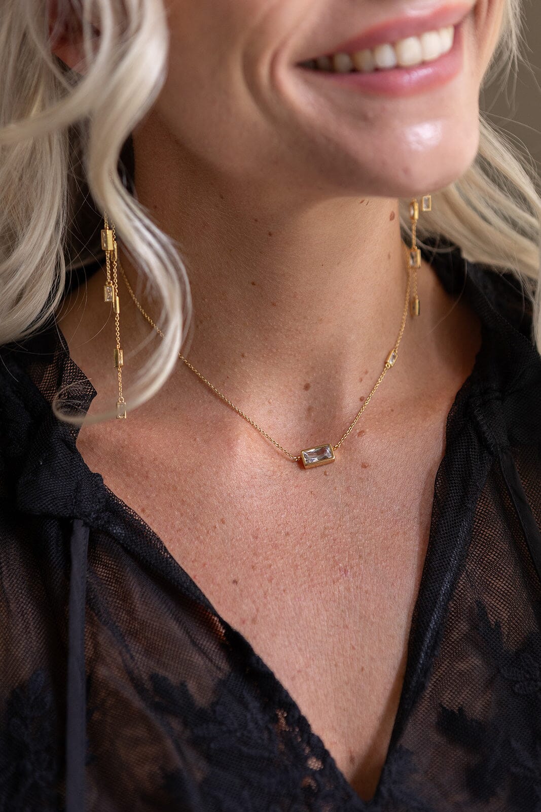 Molly&My Jewellery x Melanie Due - Mirrors Necklace - Forgyldt Halskæder 