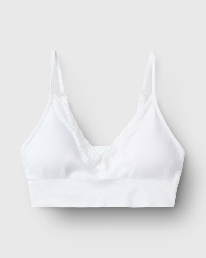Molly&My Wardrobe - Luise Lace Bra Top 8001 - White BH 