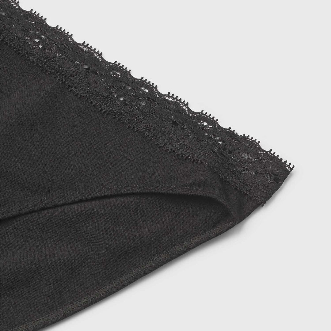 Molly&My Wardrobe - Luise Lace Brief 8002 - Black Trusser 