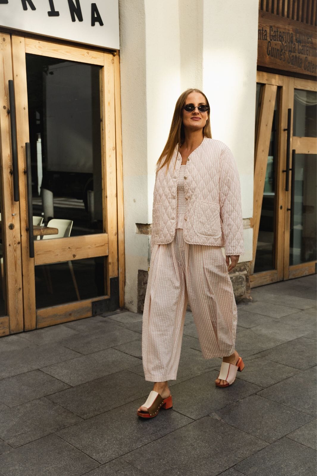 Molly&My x Julie Elsebeth - Momo Jacket - Pink Stripe 