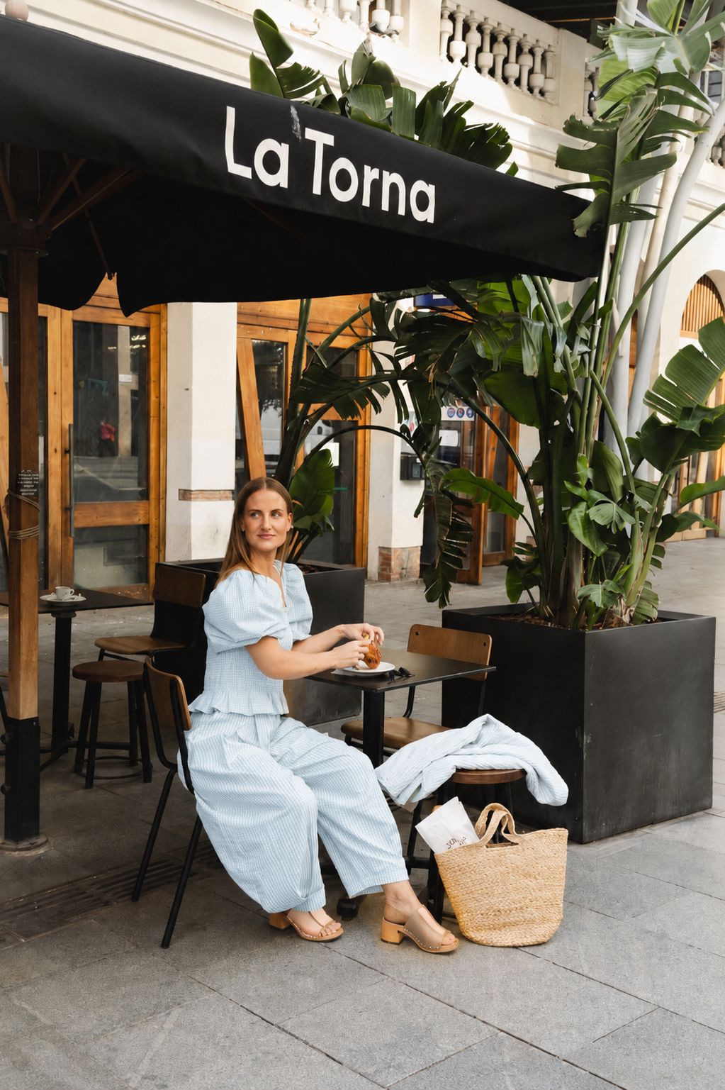 Molly&My x Julie Elsebeth - Rido Pants - Blue Check Bukser 