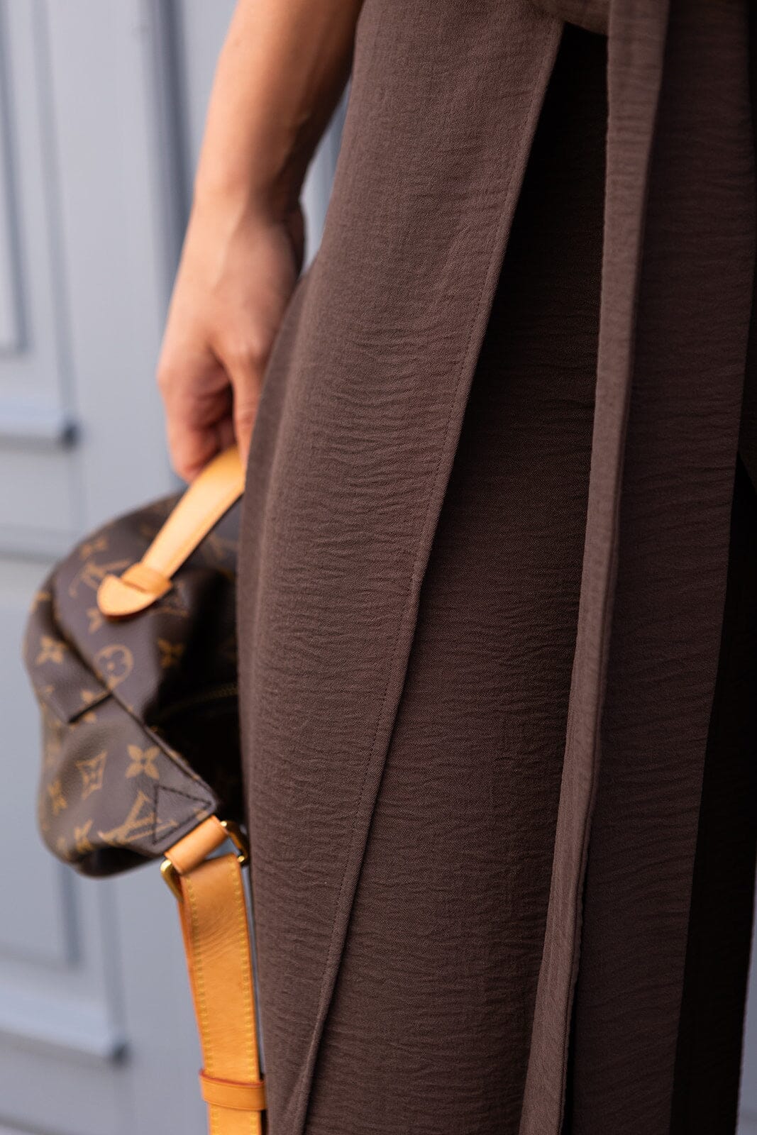 Molly&My X Melanie Due - Carina D Soft Pants 170149 - 676 - Dark Brown Bukser 