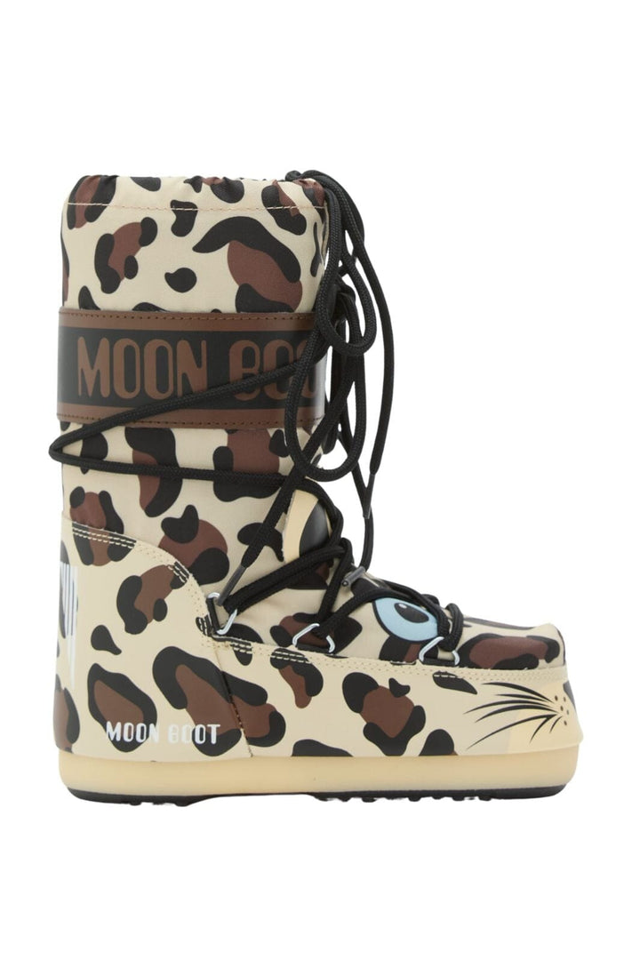 Moon Boot - Mb Icon Animal Jr80D3400300 - V010 Leopard Støvler 