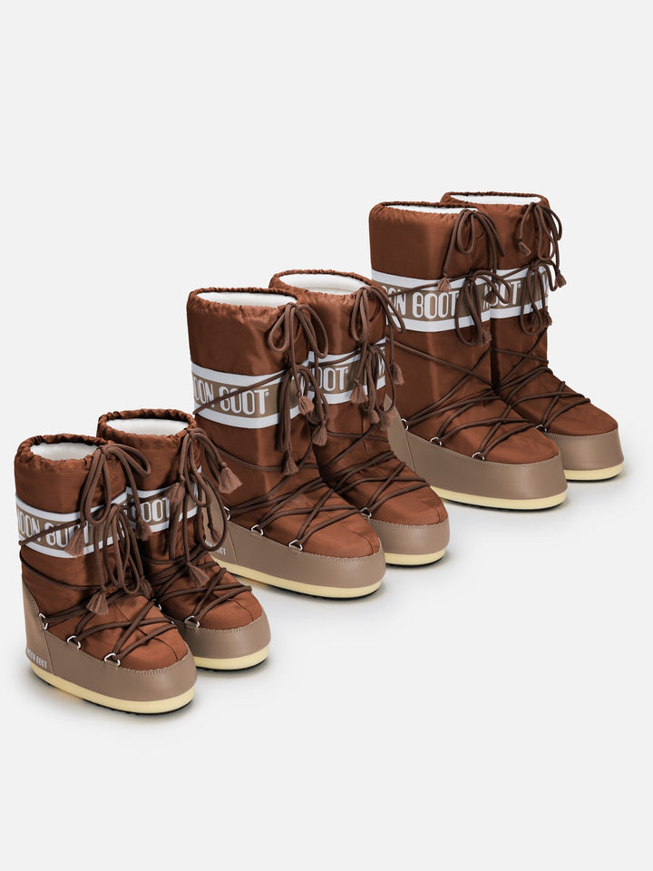 Moon Boot - Mb Icon Nylon Jr 80D1400440 - M005 Shitake Støvler 