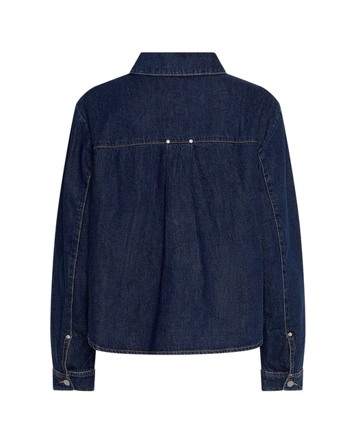 Moss Copenhagen - Mschadna Alena Shirt 19502 - Dark Blue Wash Skjorter 