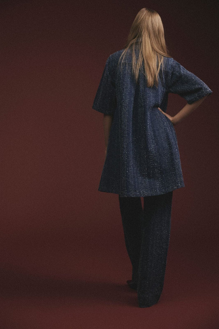 Moss Copenhagen - Mschibo 2/4 Dress 19576 - Mid Blue Wash Kjoler 