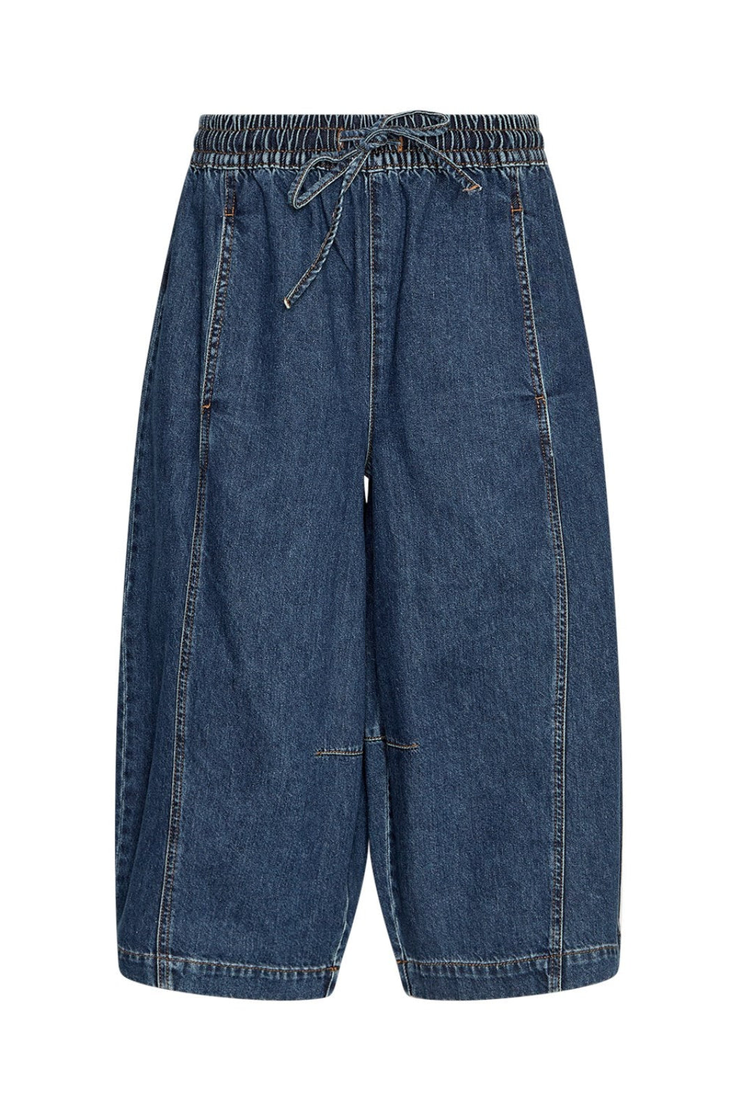 MSCH Copenhagen - Mschmanna Alena Culotte Pants 19848 - Mid Blue Wash