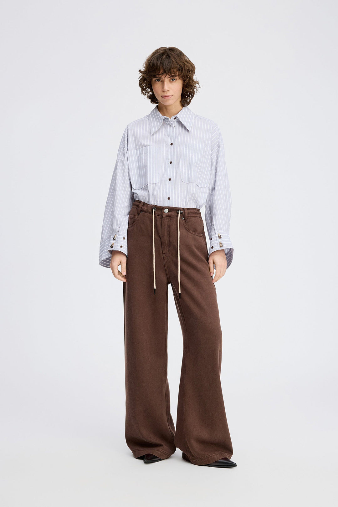 Munthe - Obey 253146025317 - 63 - Mocca Bukser 