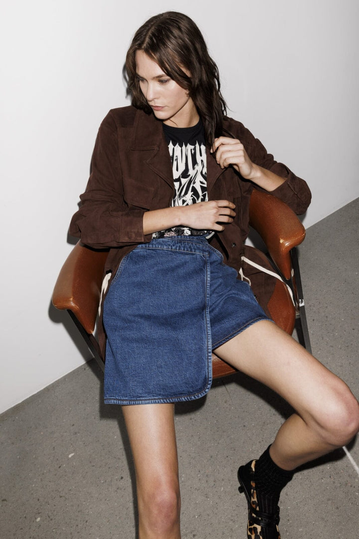 Munthe - Pabna 252121025204 - 36 - Blue Nederdele 