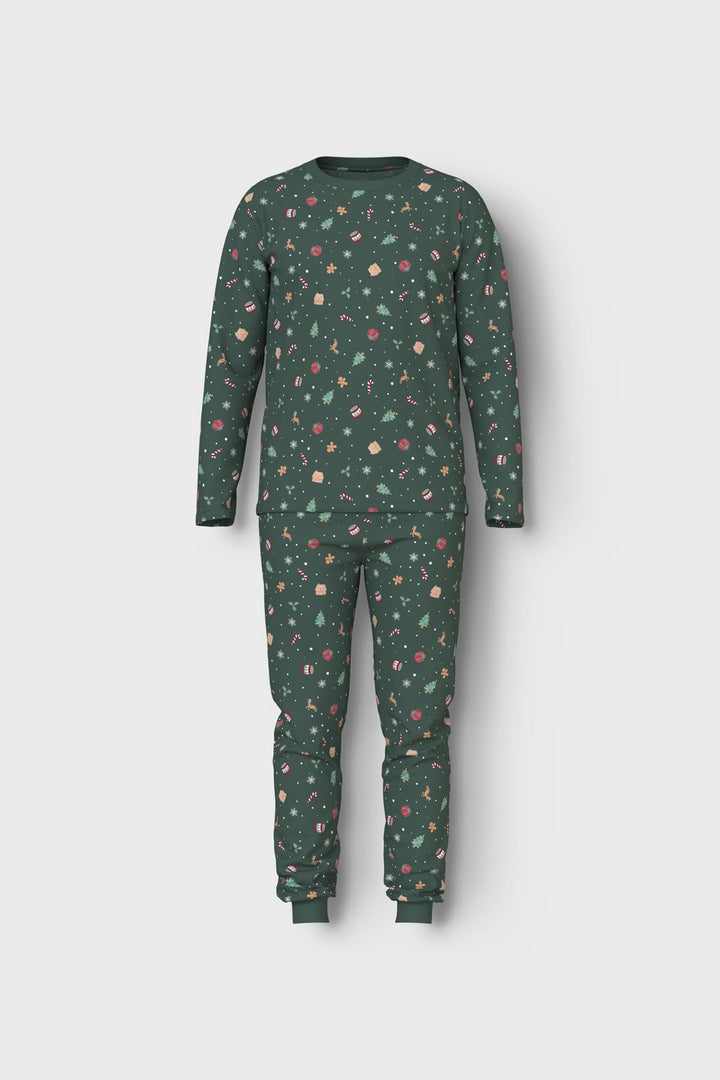 Name It - Nanvismas Ls Nightset - 4918983 Botanical Garden Xmas Aop