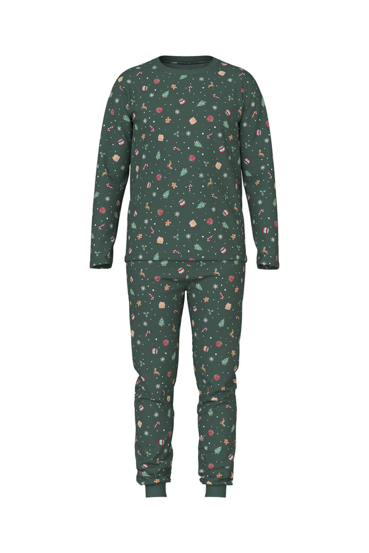 Name It - Nanvismas Ls Nightset - 4918983 Botanical Garden Xmas Aop